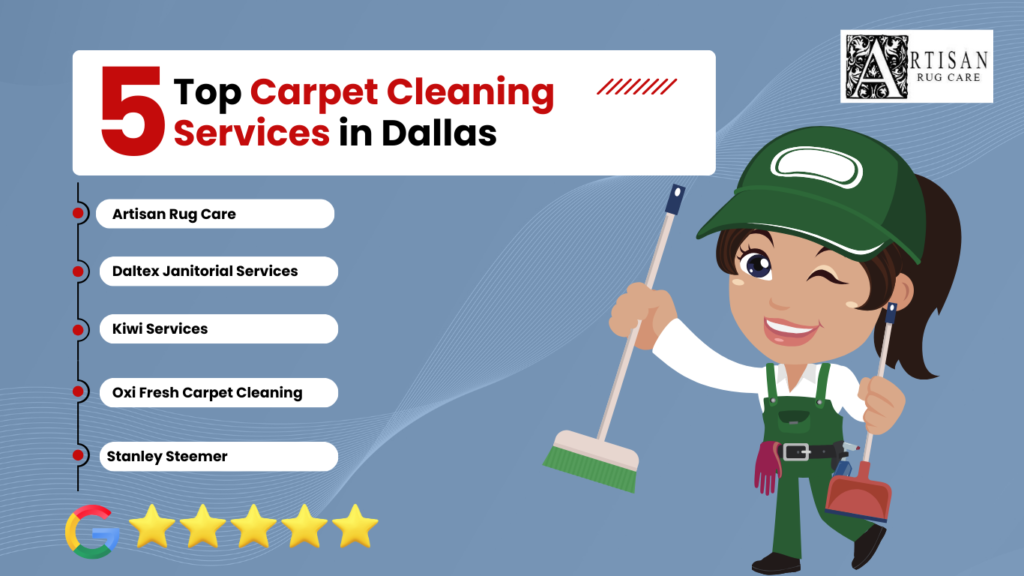 Top 5 Carpet Cleaning Services in Dallas